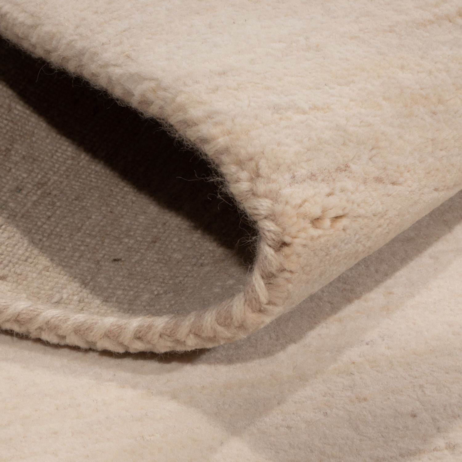 Tapis Gabbeh - Loribaft Indus - 154 x 104 cm - crème