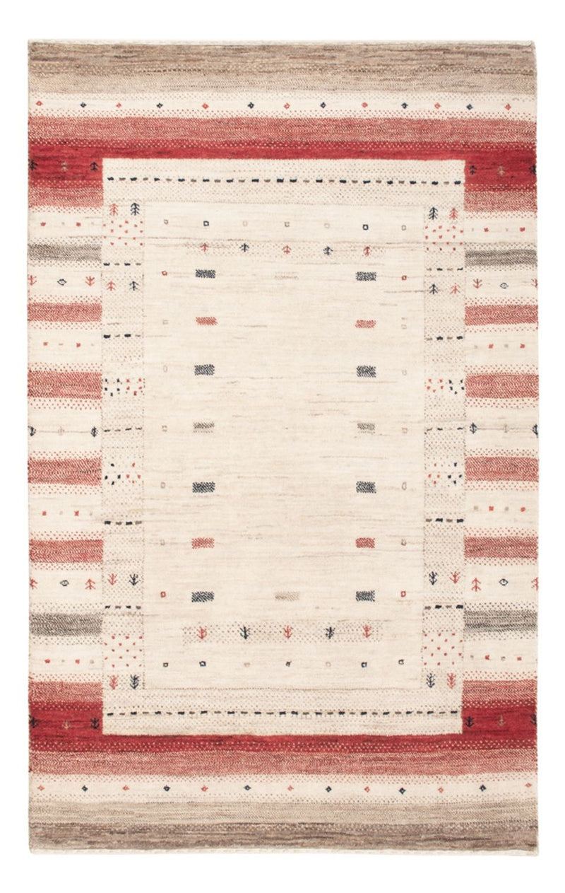 Tapis Gabbeh - Loribaft Indus - 155 x 102 cm - beige