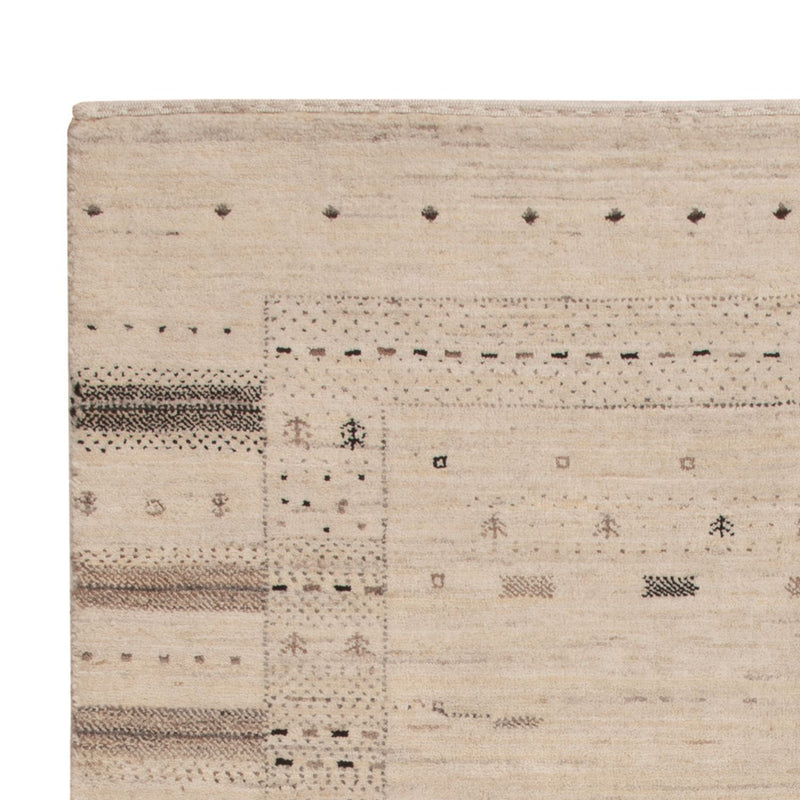 Tapis Gabbeh - Loribaft Indus - 153 x 108 cm - beige