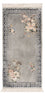 Seidenteppich - China Seide - 124 x 60 cm - silber