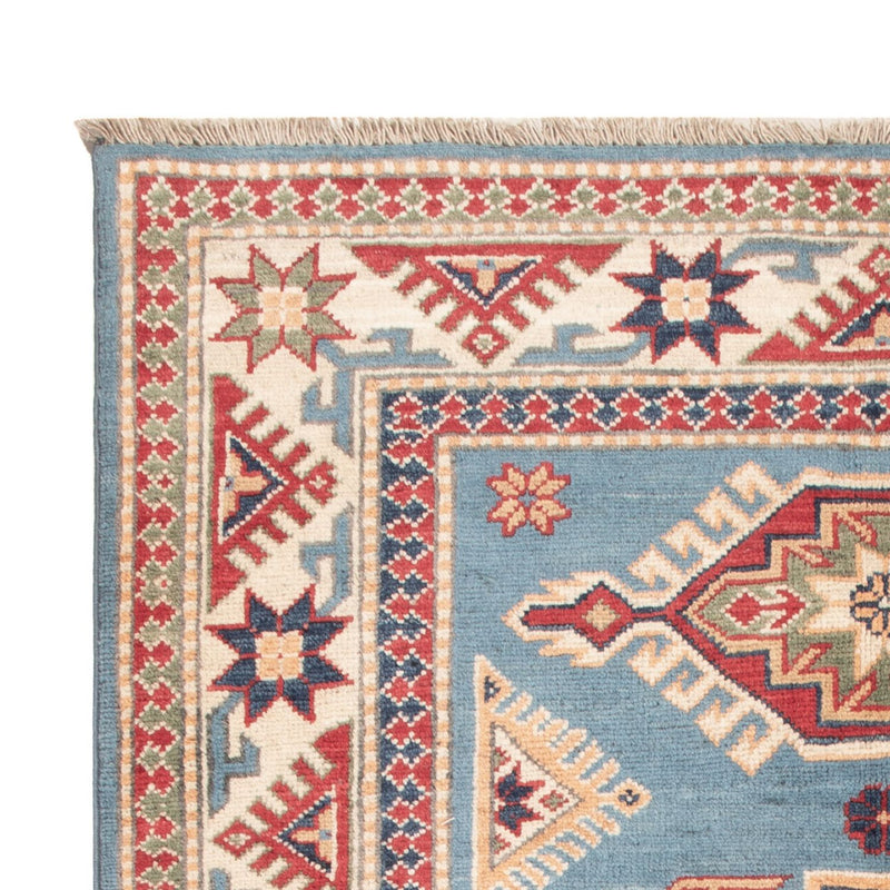 Tapis Ziegler - Kazak - 147 x 100 cm - bleu clair