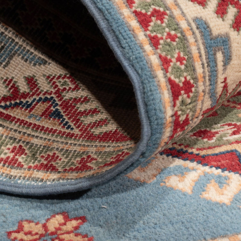 Tapis Ziegler - Kazak - 147 x 100 cm - bleu clair