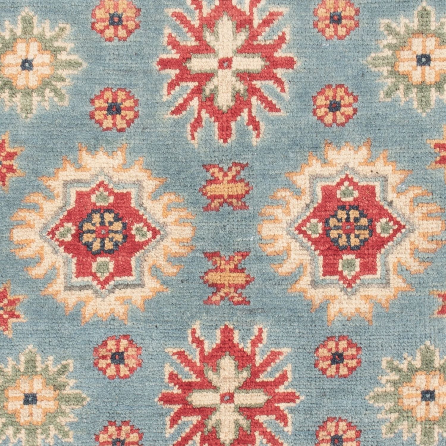 Tapis Ziegler - Kazak - 124 x 81 cm - bleu clair