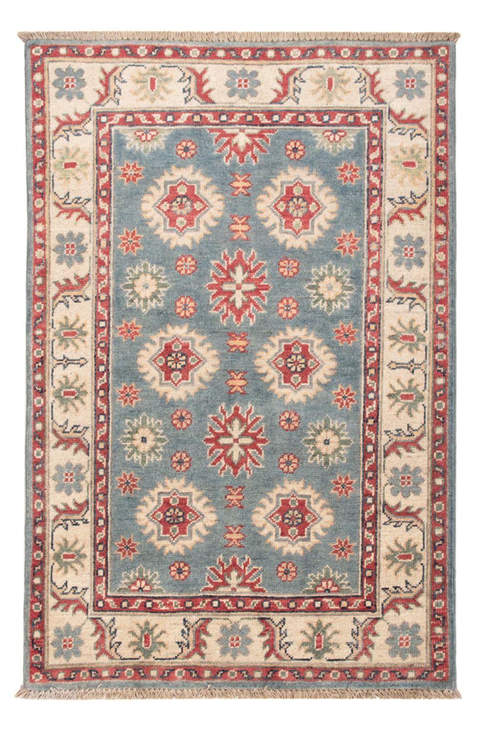 Tapis Ziegler - Kazak - 122 x 80 cm - bleu clair