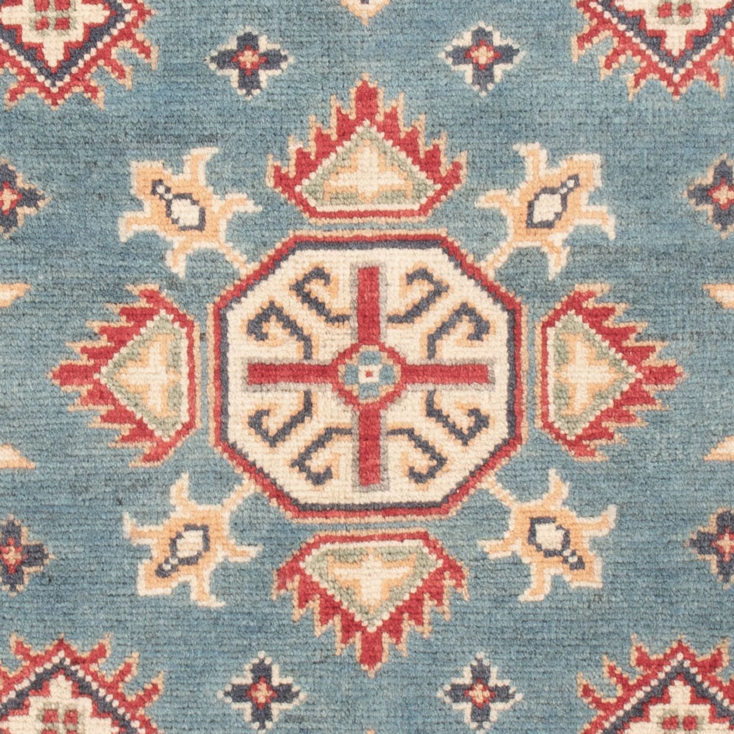 Tapis Ziegler - Kazak - 121 x 84 cm - bleu clair