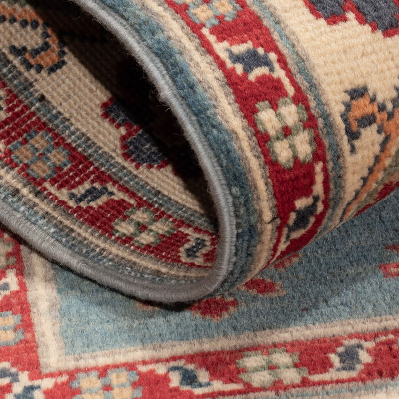 Tapis Ziegler - Kazak - 121 x 84 cm - bleu clair
