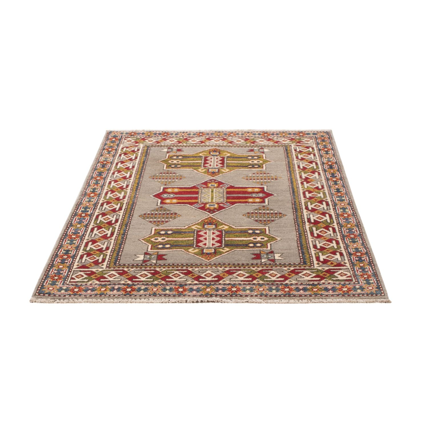 Tapis Ziegler - Kazak - 149 x 101 cm - bleu clair