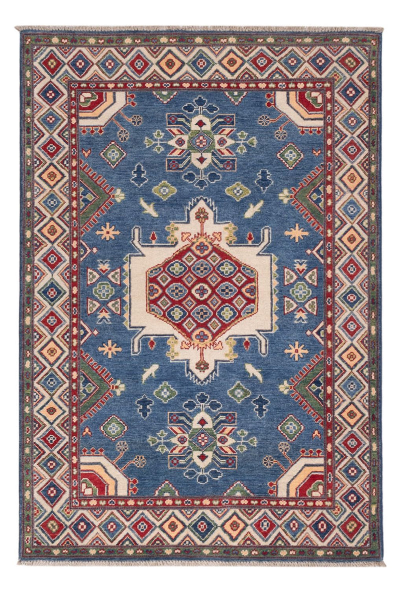Tapis Ziegler - Kazak - 183 x 122 cm - bleu