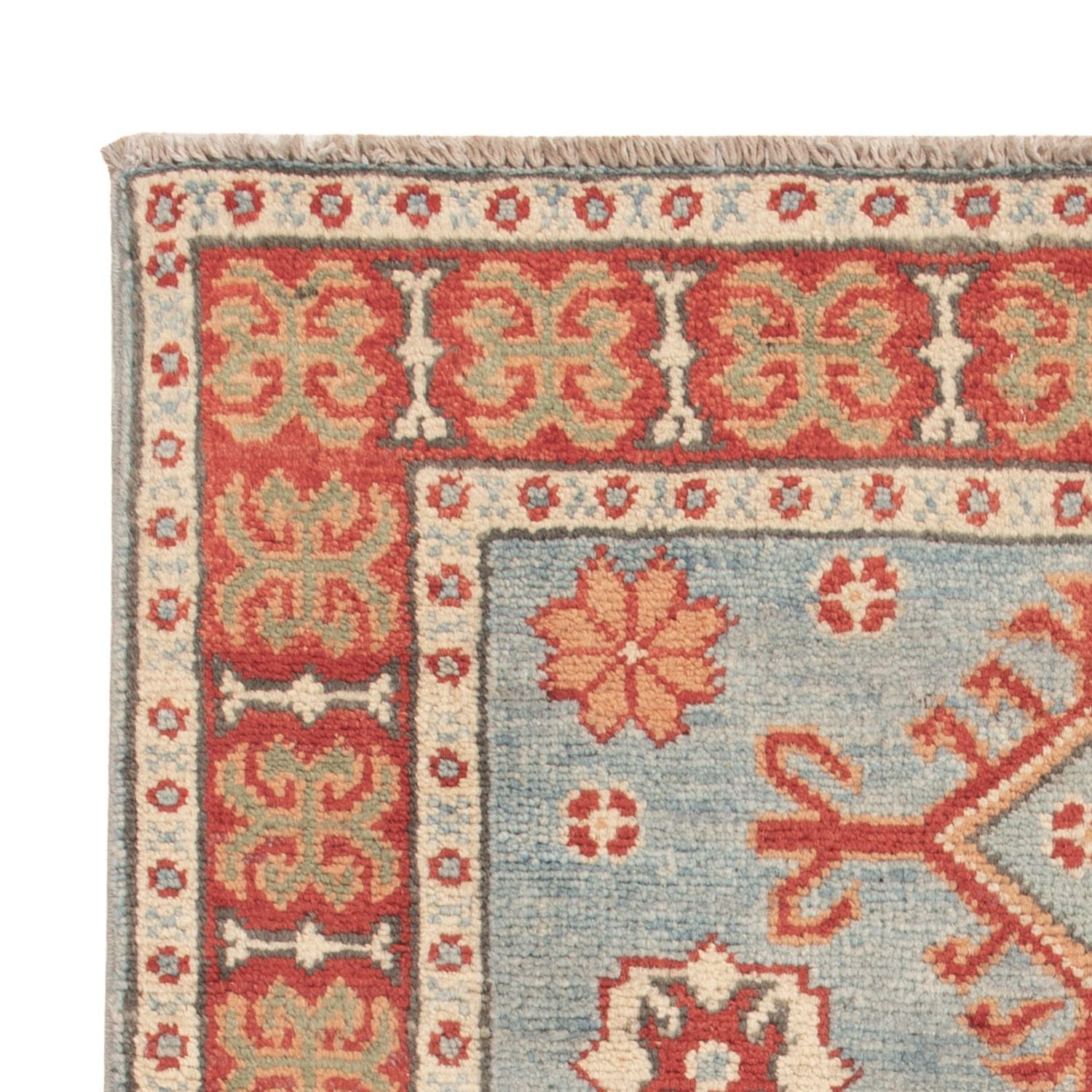 Tapis Ziegler - Kazak - 86 x 62 cm - bleu clair