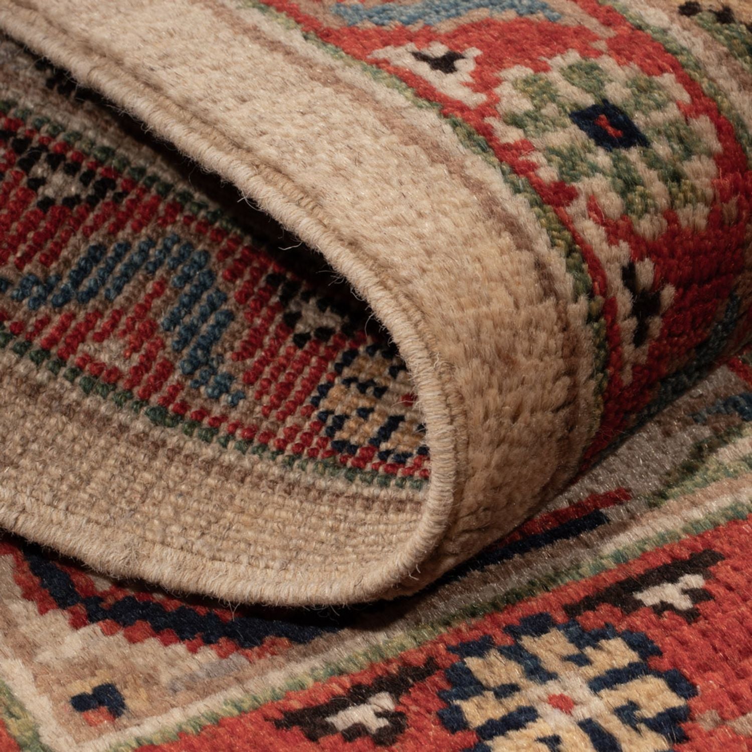 Tapis Ziegler - Kazak - 89 x 60 cm - beige foncé