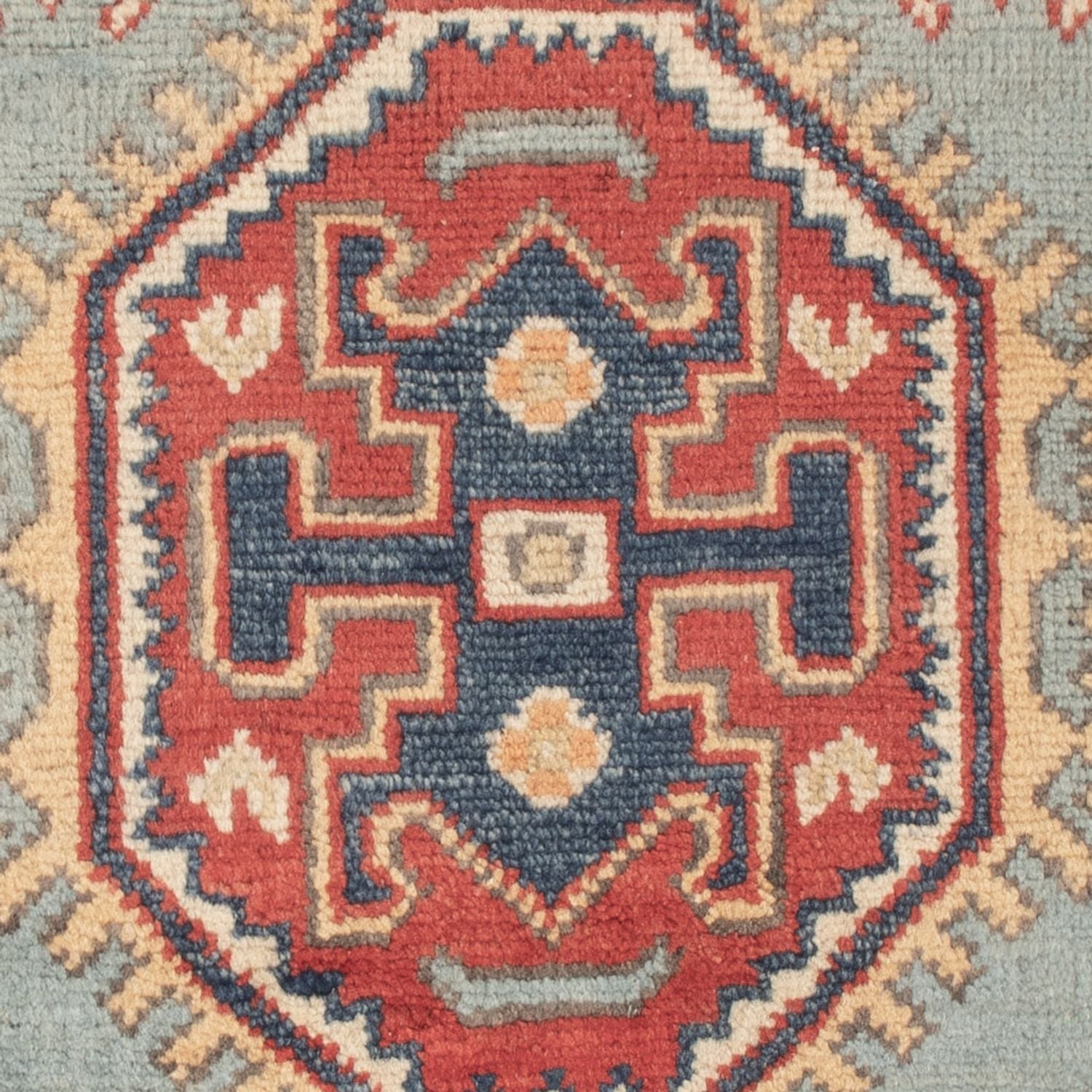 Tapis Ziegler - Kazak - 87 x 58 cm - bleu clair