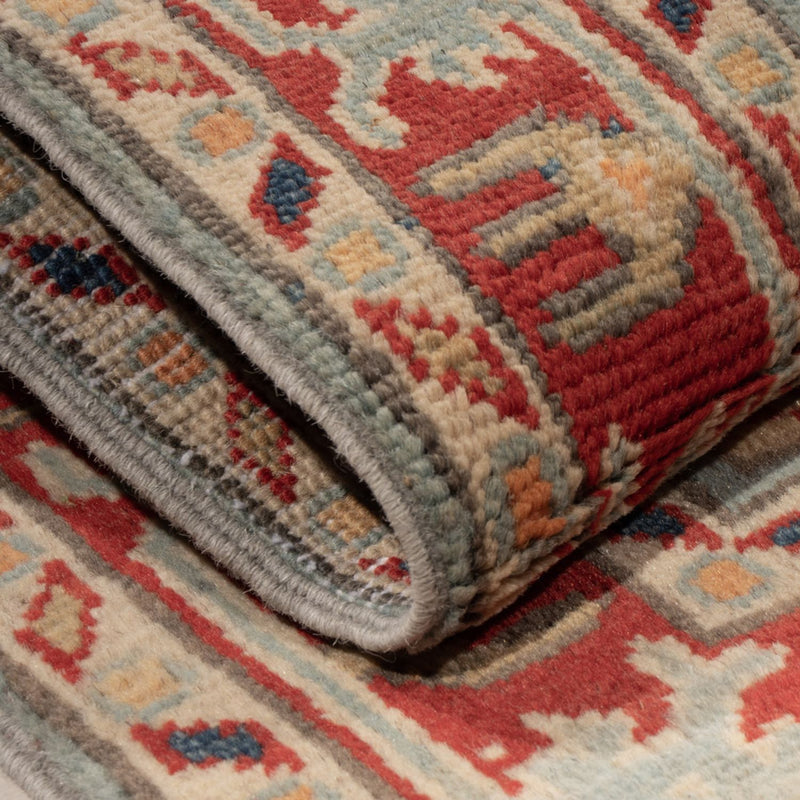 Tapis Ziegler - Kazak - 87 x 58 cm - bleu clair