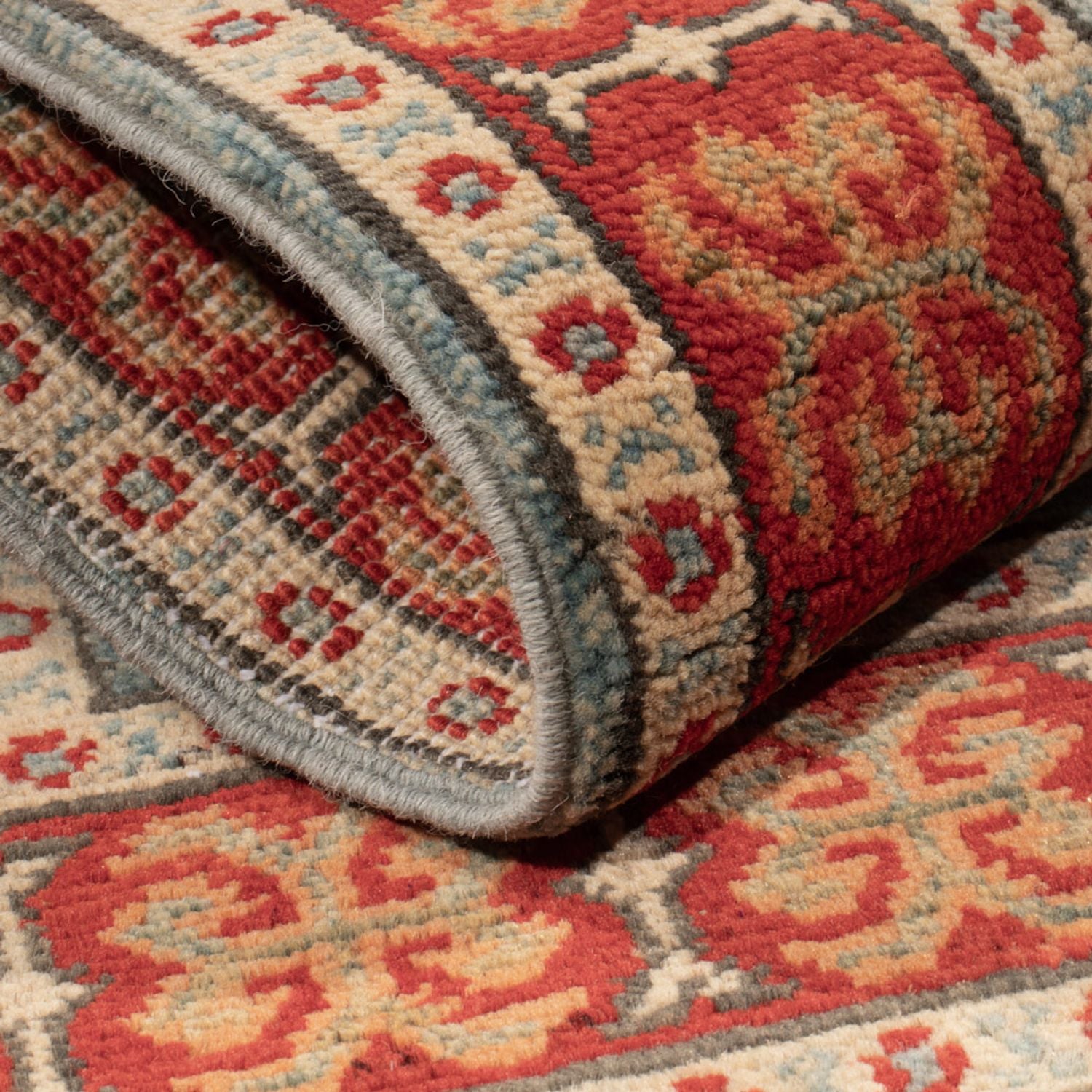 Tapis Ziegler - Kazak - 88 x 59 cm - bleu clair