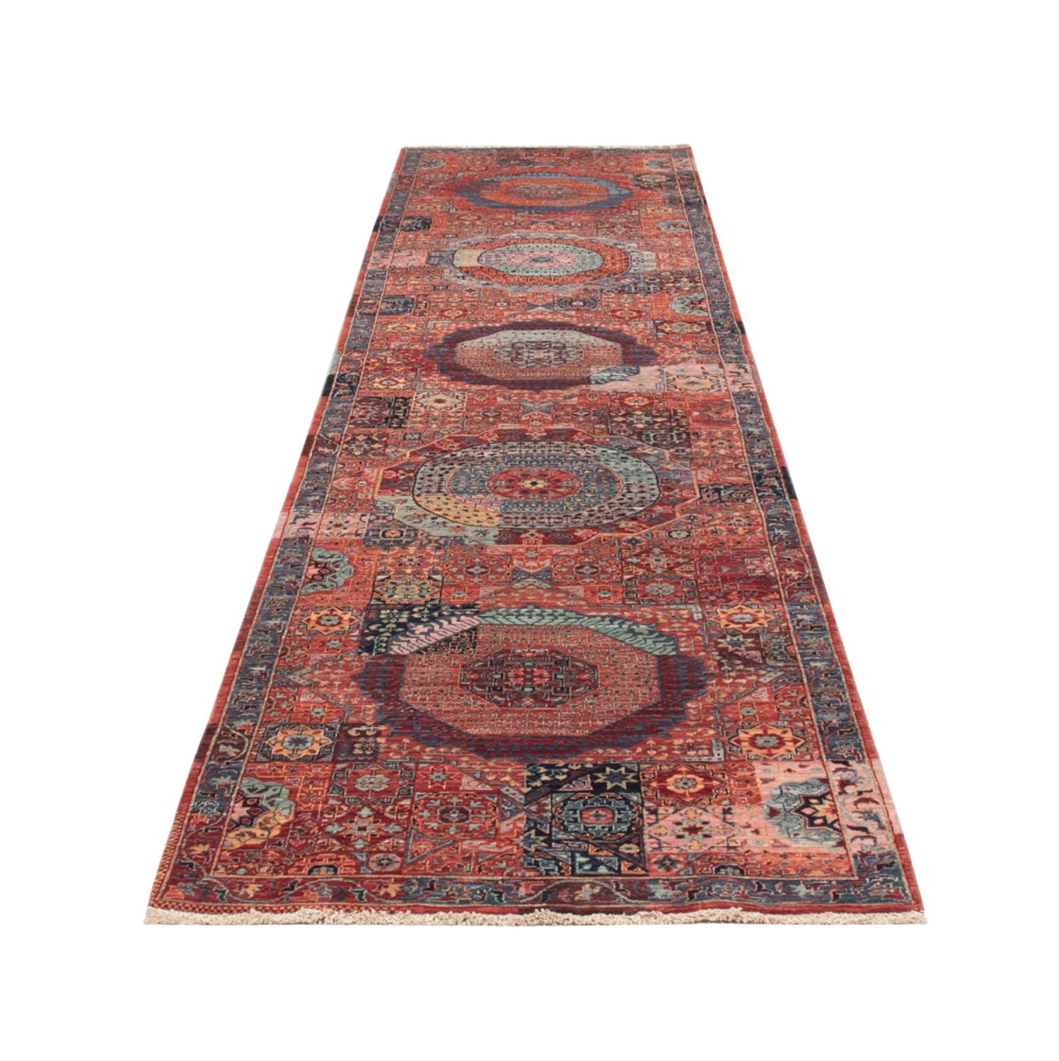 Tapis de couloir Tapis design - 392 x 88 cm - multicolore