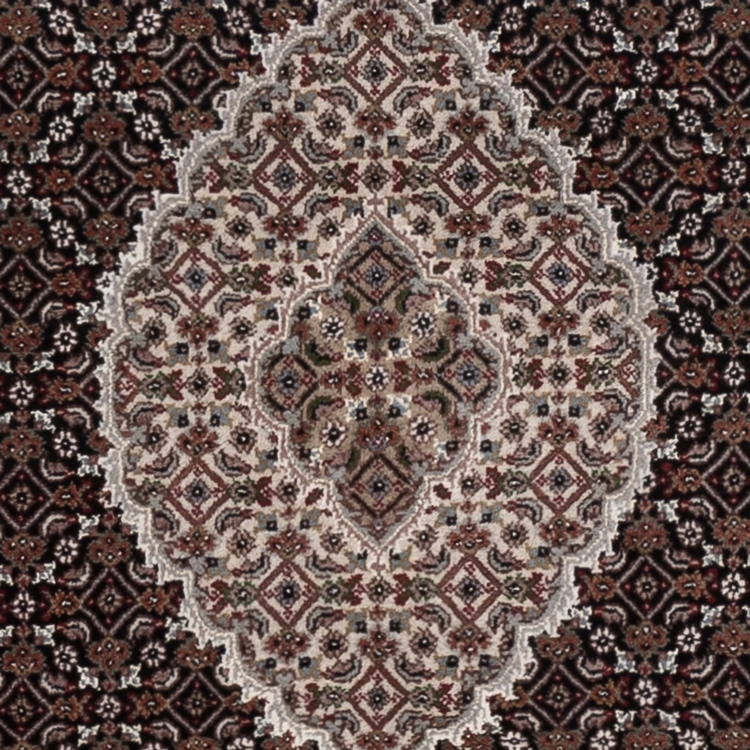 Tapis oriental - Tabriz - 188 x 123 cm - beige foncé