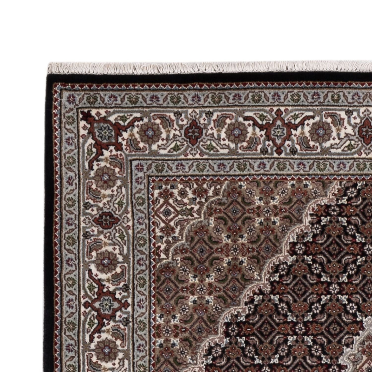Tapis oriental - Tabriz - 188 x 123 cm - beige foncé
