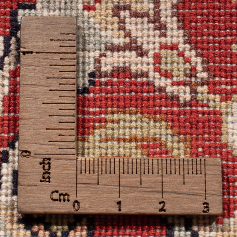 Tapis de couloir Tapis en soie - Soie du Cachemire - 241 x 76 cm - rouge