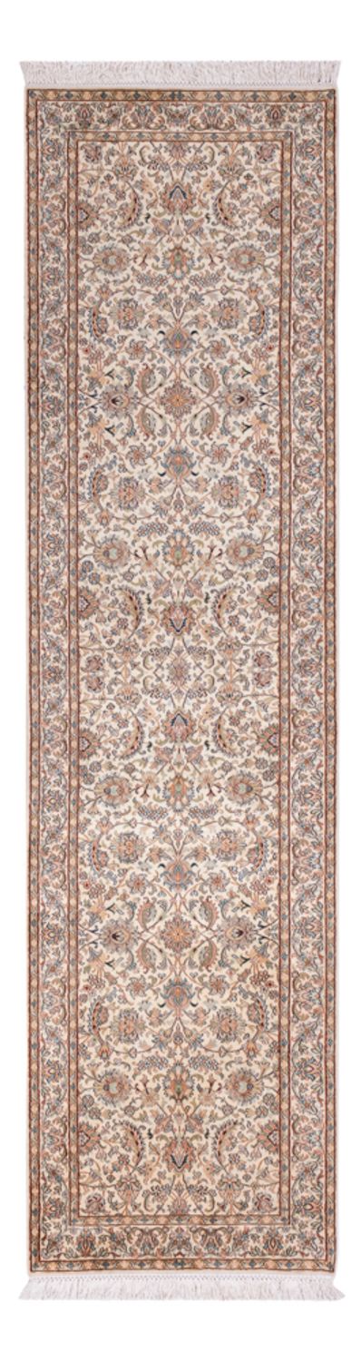 Läufer Seiden - Kaschmir Seide - 307 x 77 cm - beige
