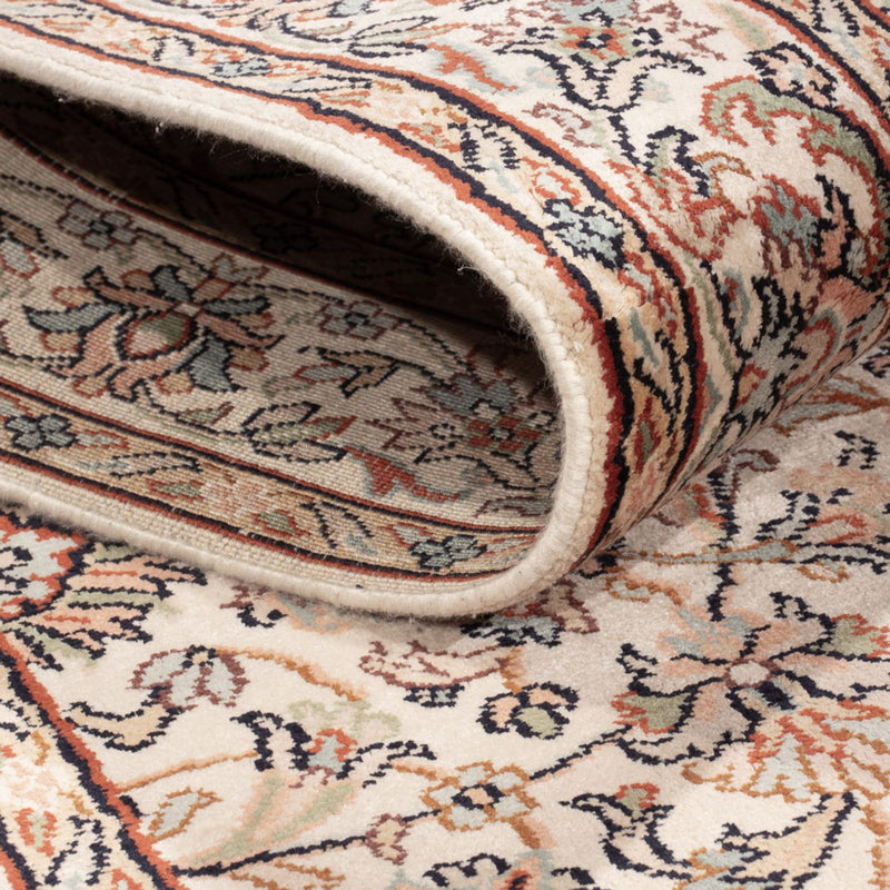 Läufer Seiden - Kaschmir Seide - 307 x 77 cm - beige