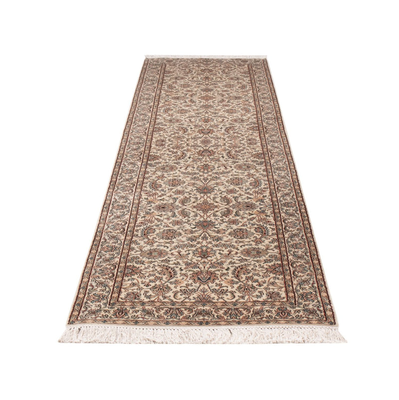 Läufer Seiden - Kaschmir Seide - 307 x 77 cm - beige
