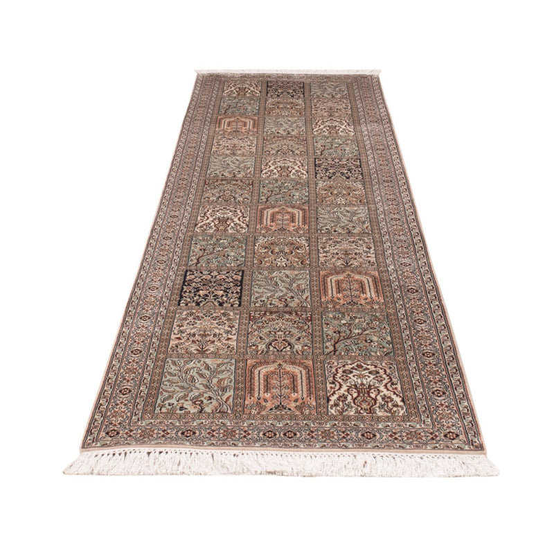 Läufer Seiden - Kaschmir Seide - 304 x 79 cm - dunkelbeige