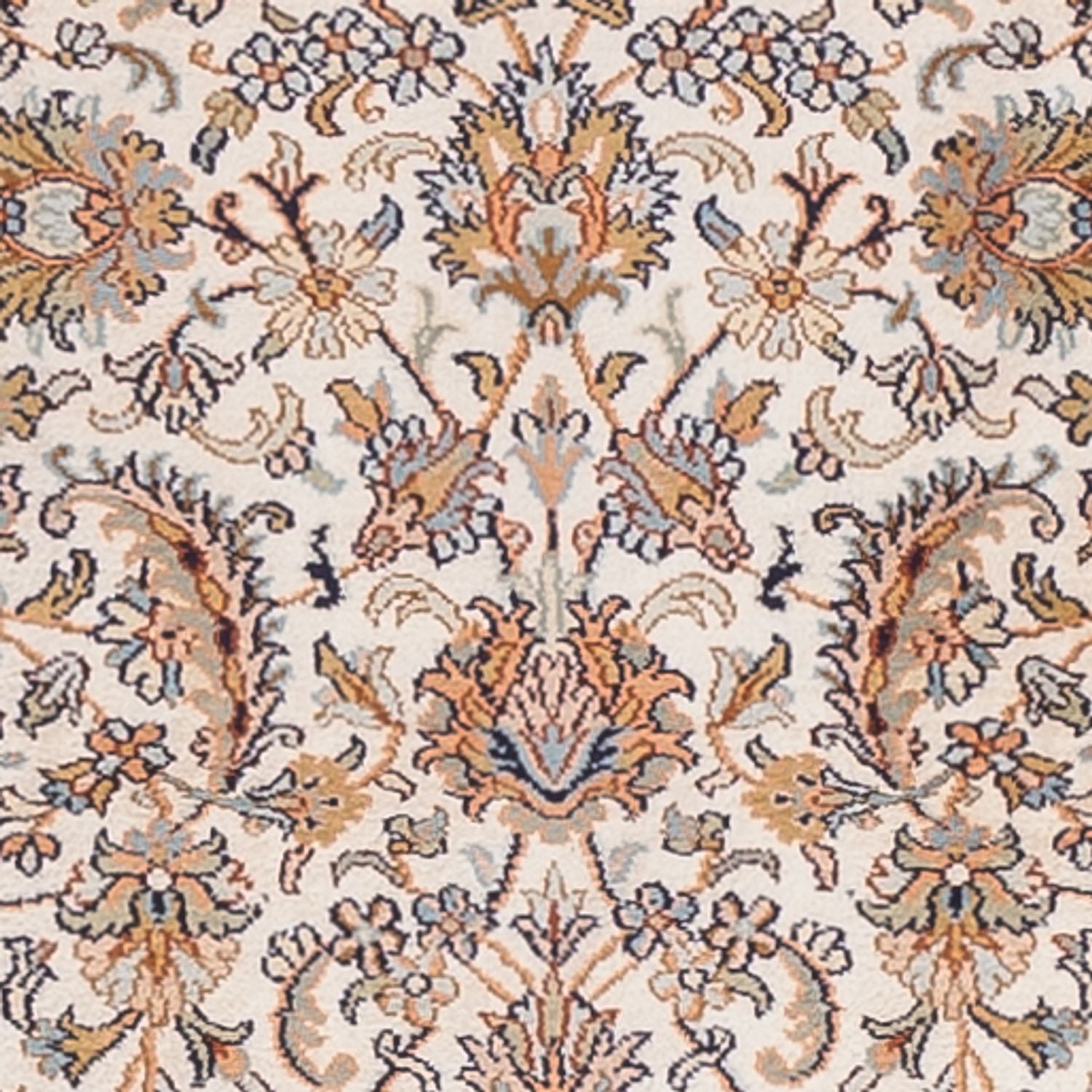 Läufer Seiden - Kaschmir Seide - 308 x 80 cm - beige