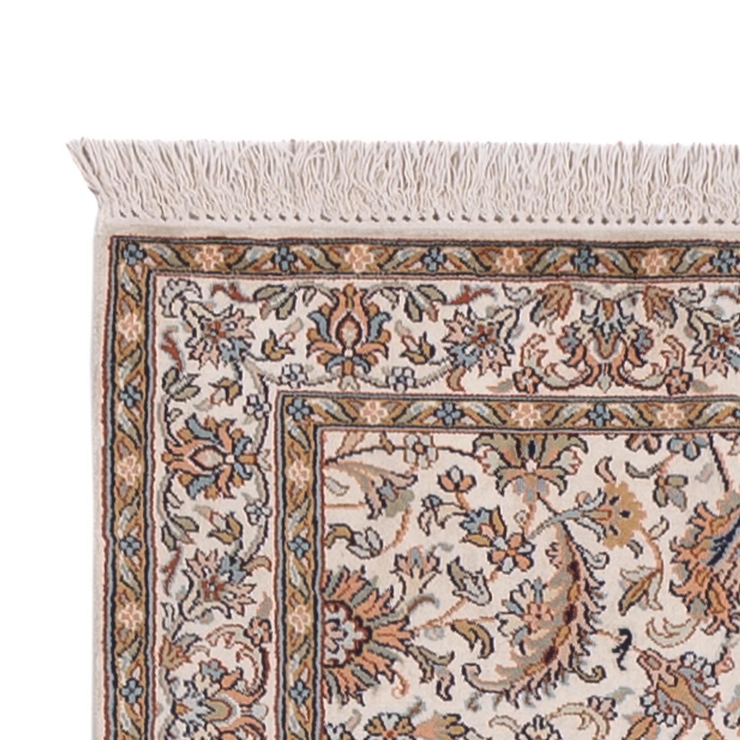 Läufer Seiden - Kaschmir Seide - 308 x 80 cm - beige