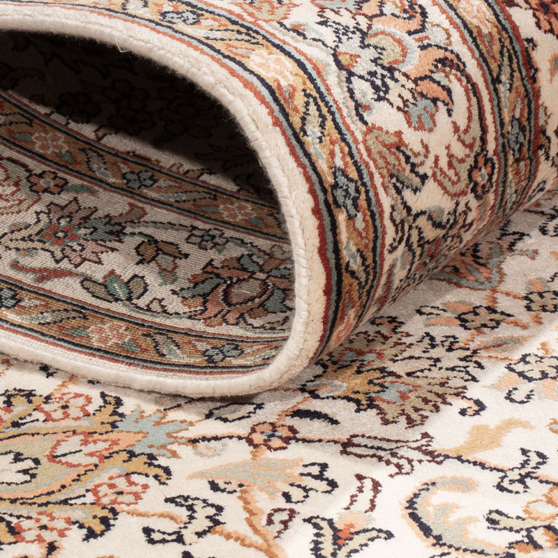 Läufer Seiden - Kaschmir Seide - 308 x 80 cm - beige