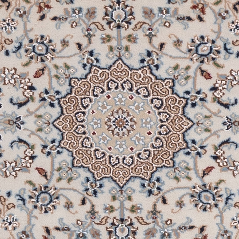 Tapis de couloir Tapis oriental - Nain - Indus - 307 x 80 cm - beige