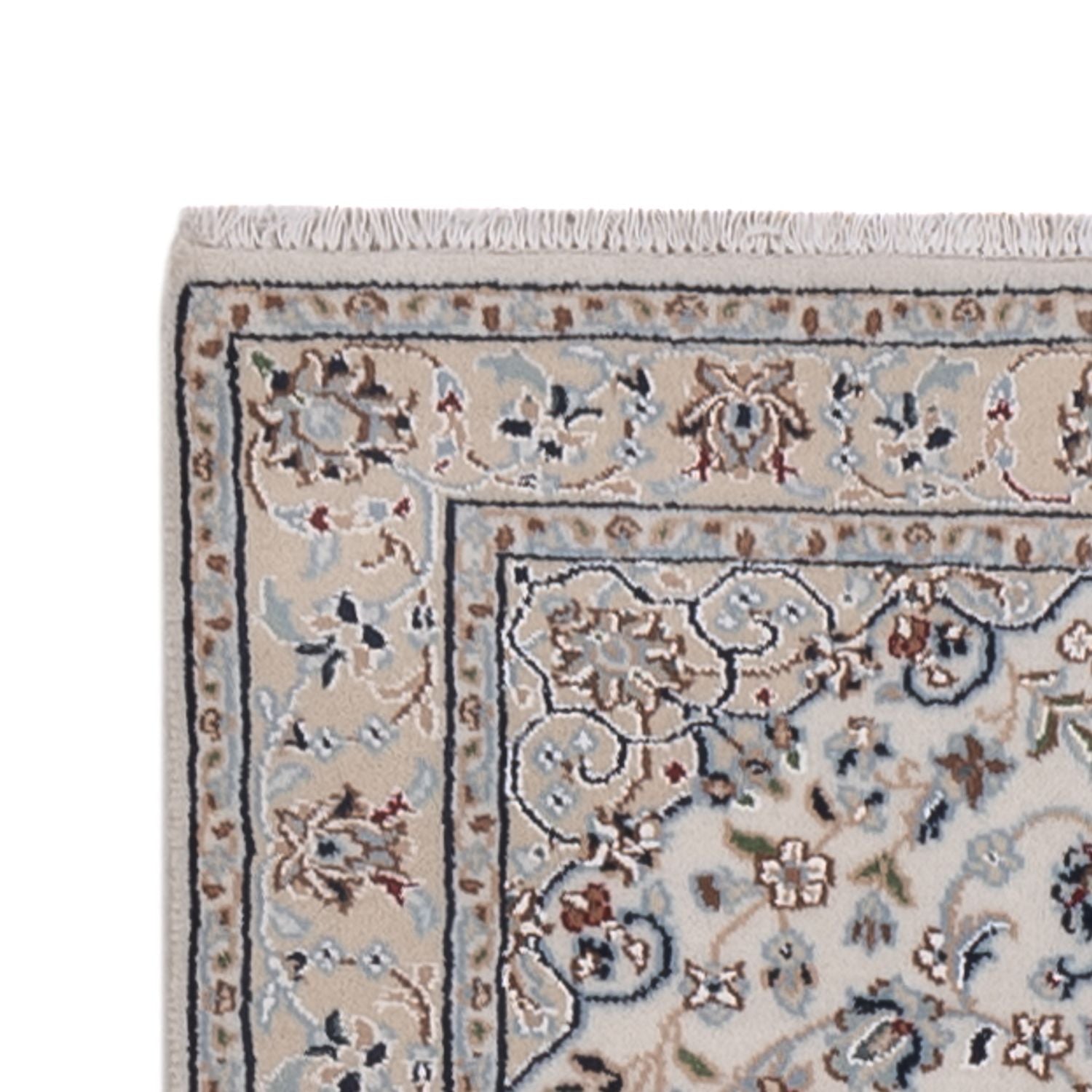 Tapis de couloir Tapis oriental - Nain - Indus - 307 x 80 cm - beige