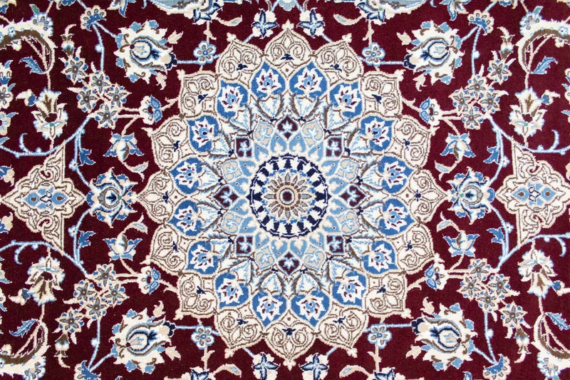 Tapis persan - Nain - Royal - 290 x 240 cm - rouge