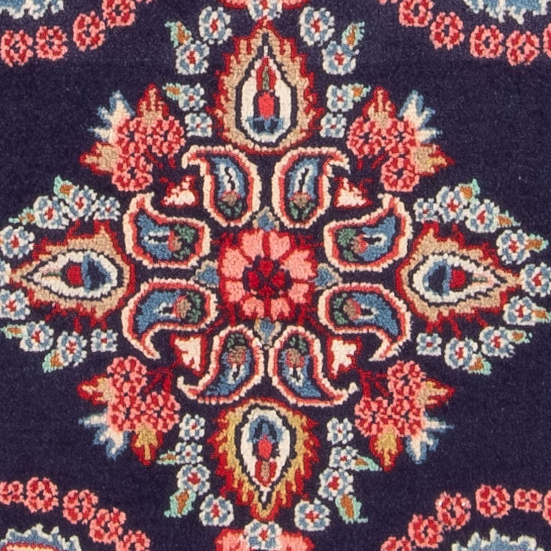 Tapis persan - Classique - 96 x 66 cm - bleu foncé