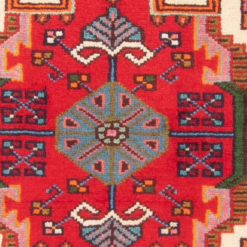 Tapis persan - Nomadic - 98 x 64 cm - rouge