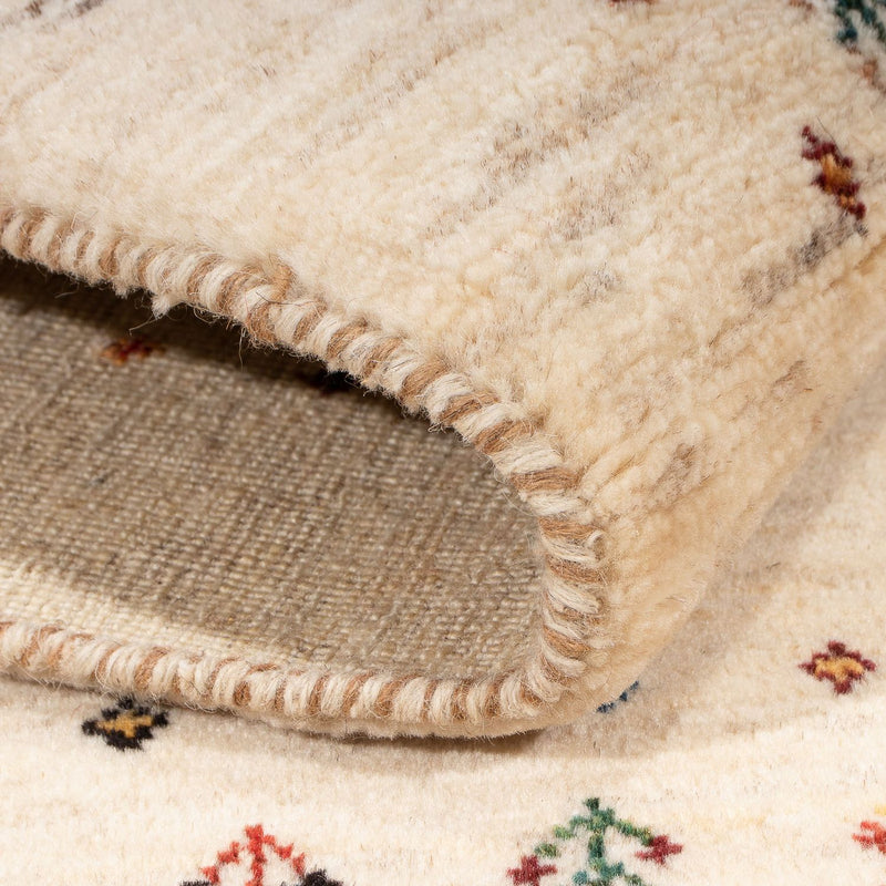 Tapis Gabbeh - Loribaft Persan - 158 x 110 cm - naturel