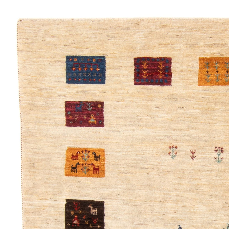 Tapis Gabbeh - Loribaft Persan - 194 x 151 cm - multicolore