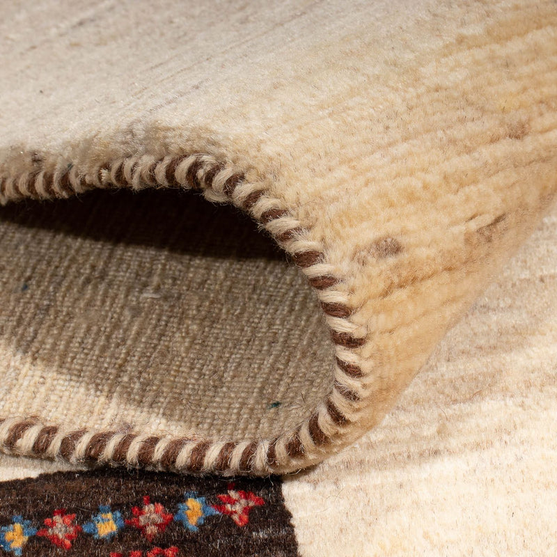 Tapis Gabbeh - Loribaft Persan - 194 x 151 cm - multicolore