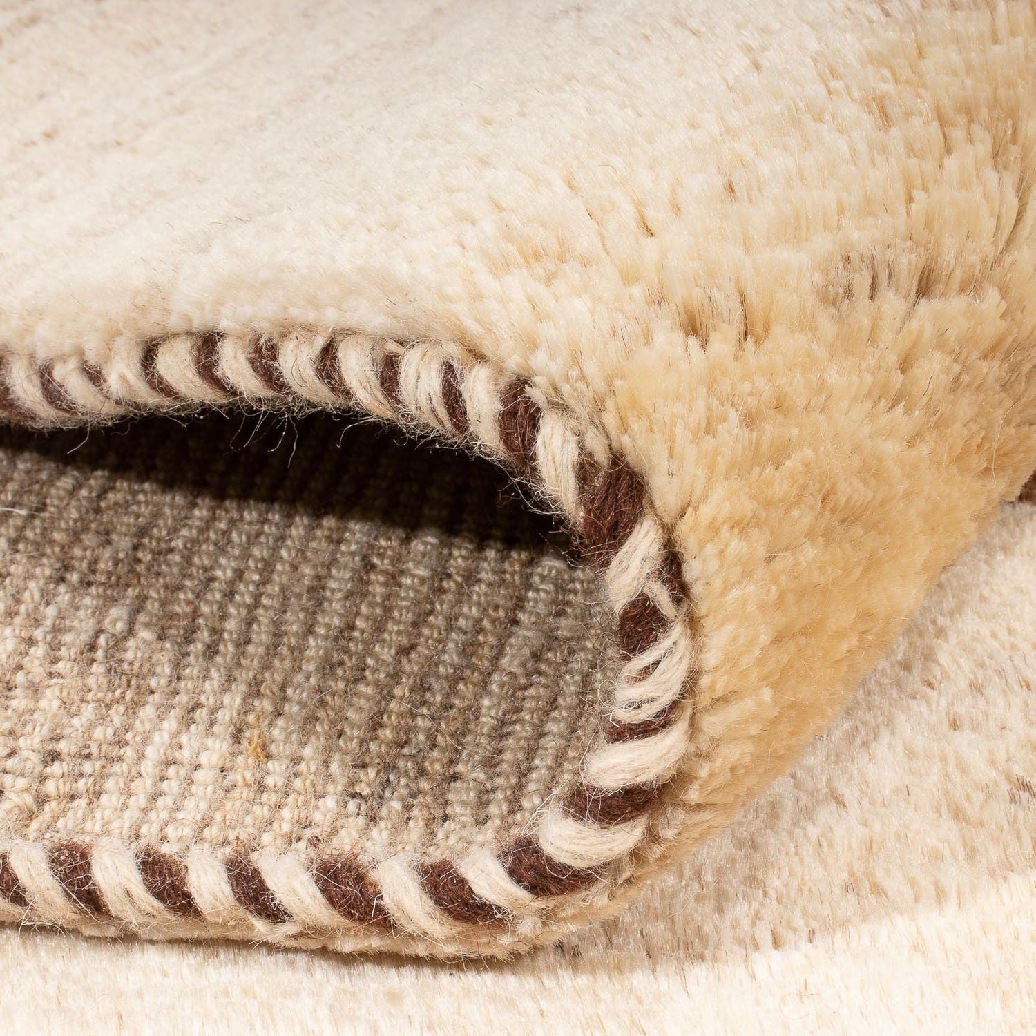 Tapis berbère - 203 x 164 cm - beige