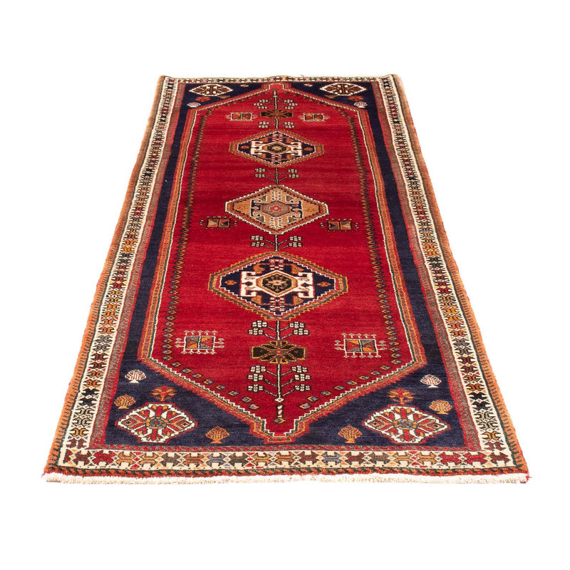 Tapis de couloir Tapis Gabbeh - Persan Kashkuli - 234 x 82 cm - rouge