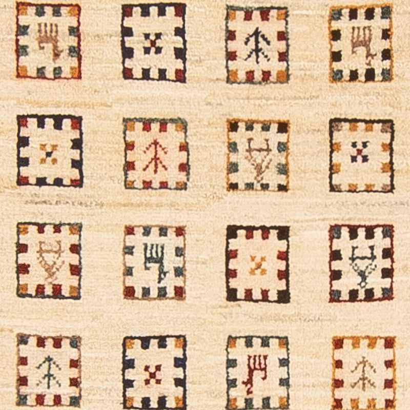 Tapis de couloir Tapis Gabbeh - Loribaft Persan - 193 x 82 cm - multicolore