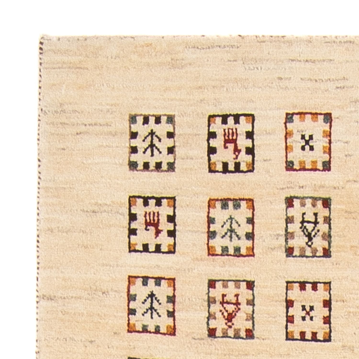 Tapis de couloir Tapis Gabbeh - Loribaft Persan - 193 x 82 cm - multicolore