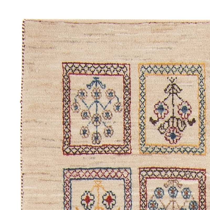 Tapis de couloir Tapis Gabbeh - Loribaft Persan - 193 x 84 cm - multicolore