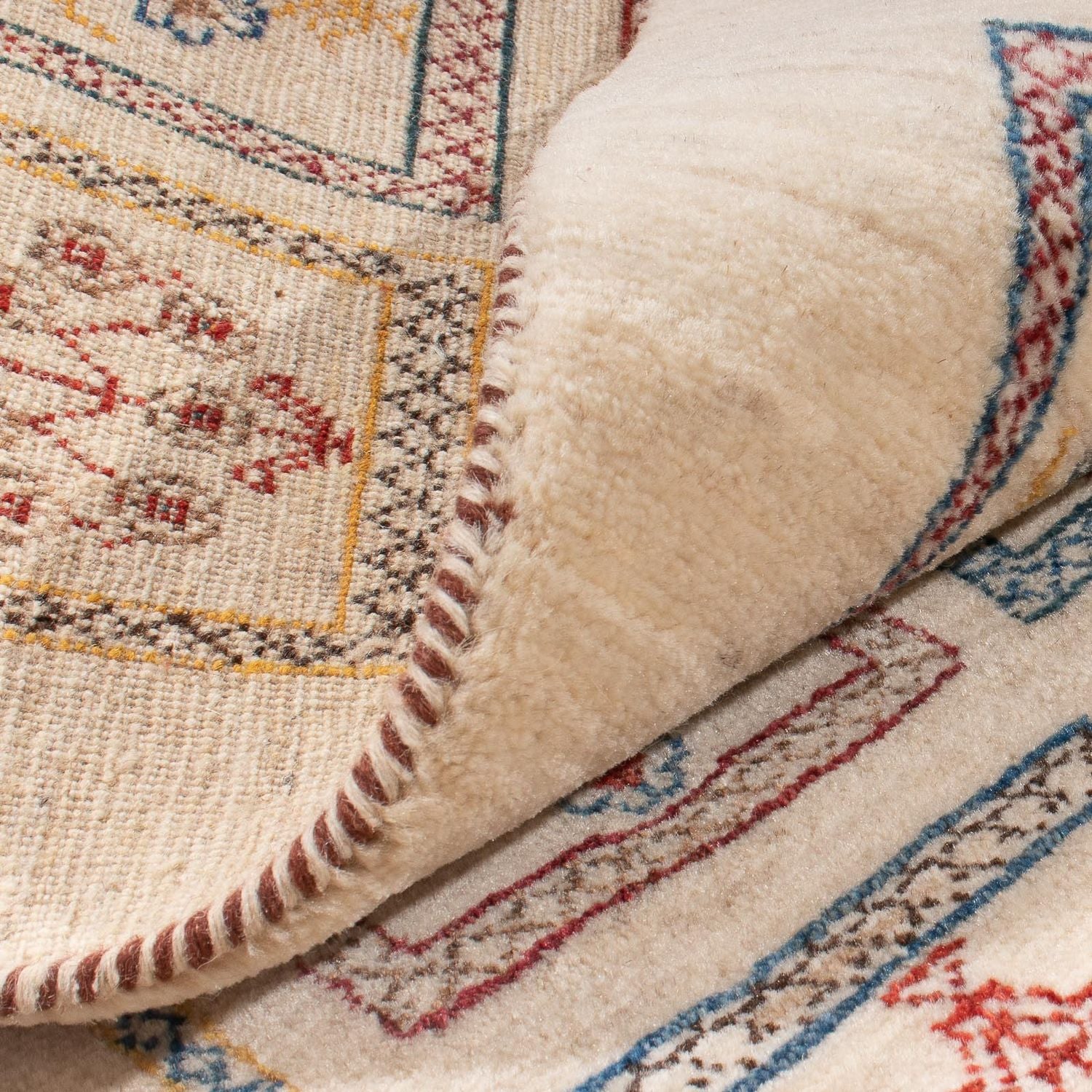 Tapis de couloir Tapis Gabbeh - Loribaft Persan - 193 x 84 cm - multicolore