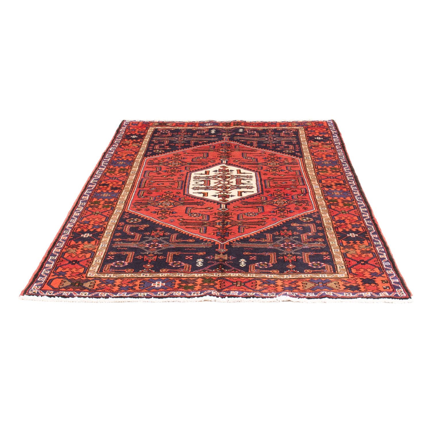 Tapis persan - Nomadic - 194 x 131 cm - rouge