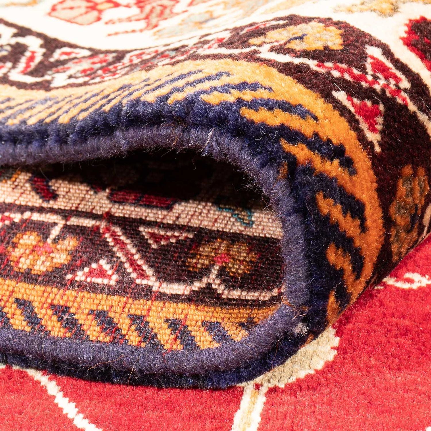 Tapis Gabbeh - Persan Kashkuli - 265 x 171 cm - rouge