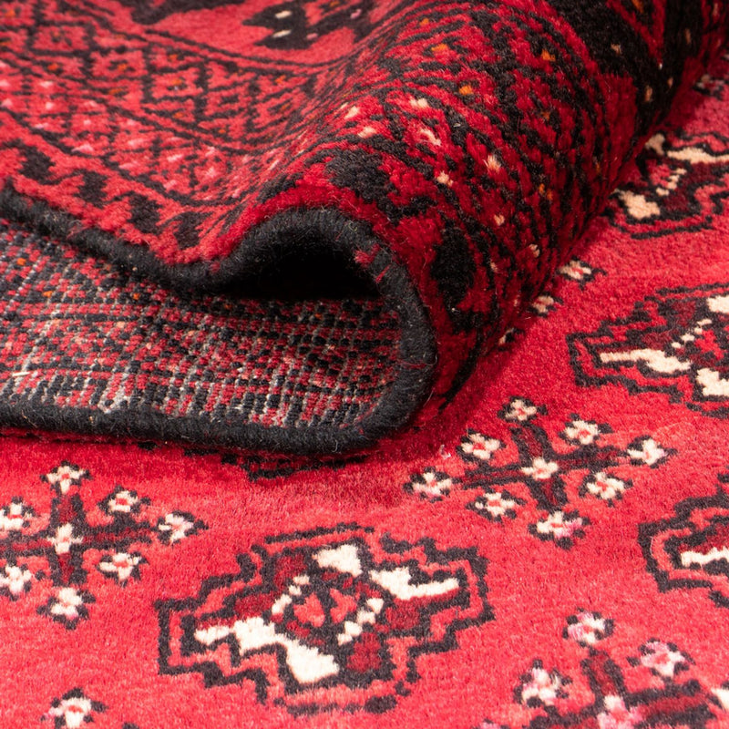 Tapis Turkaman - 239 x 130 cm - rouge