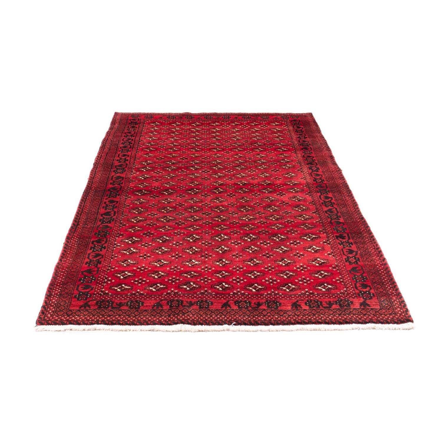 Tapis Turkaman - 239 x 130 cm - rouge