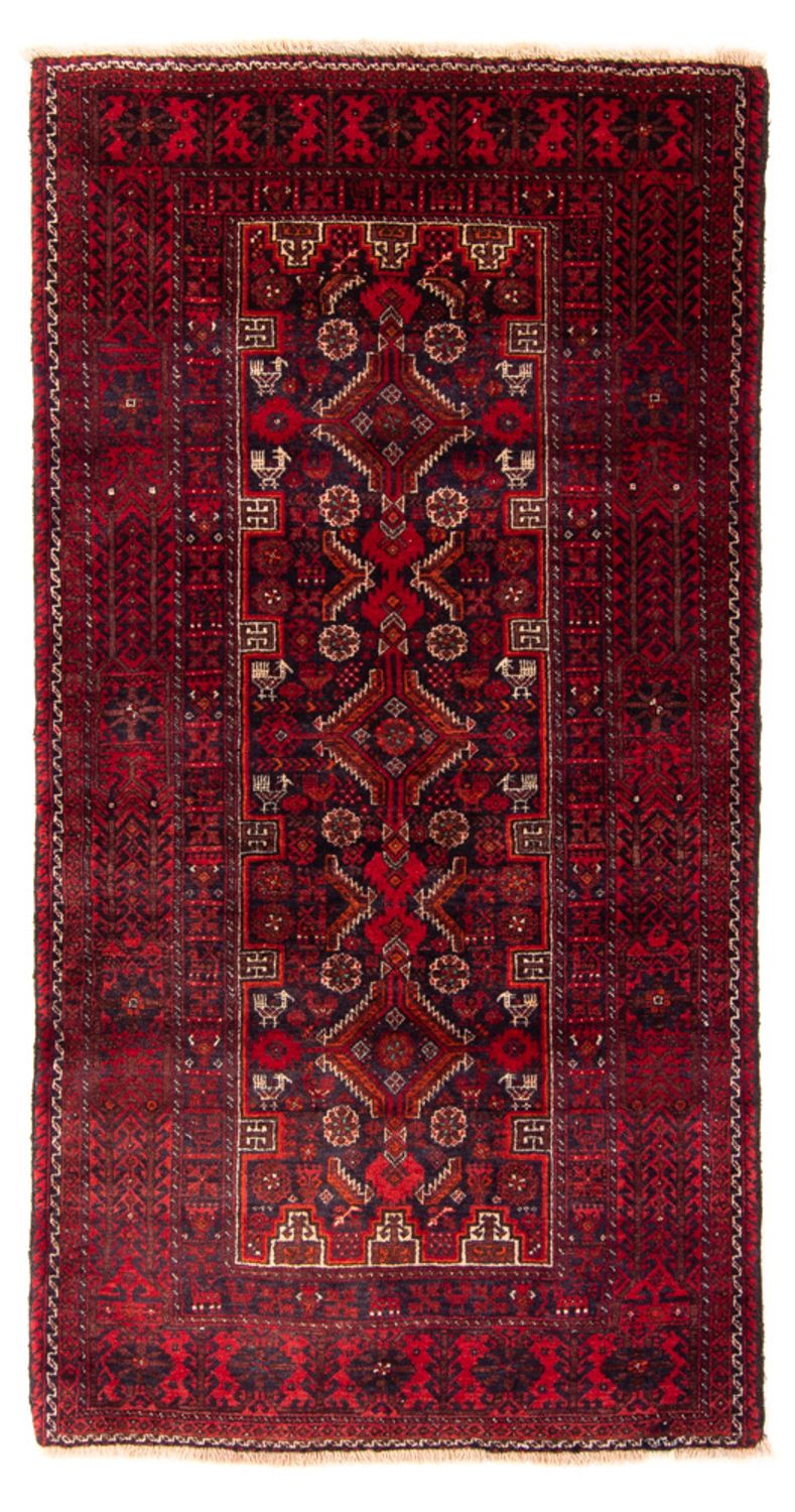 Tapis de couloir Tapis Belutsch - 182 x 96 cm - rouge
