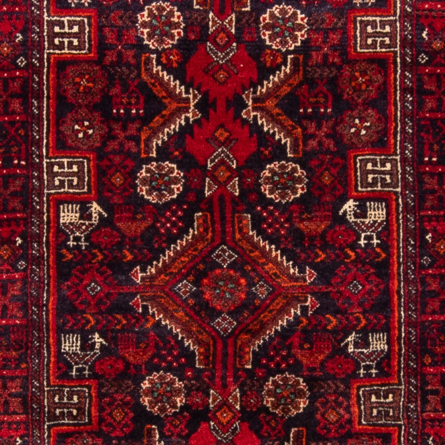 Tapis de couloir Tapis Belutsch - 182 x 96 cm - rouge