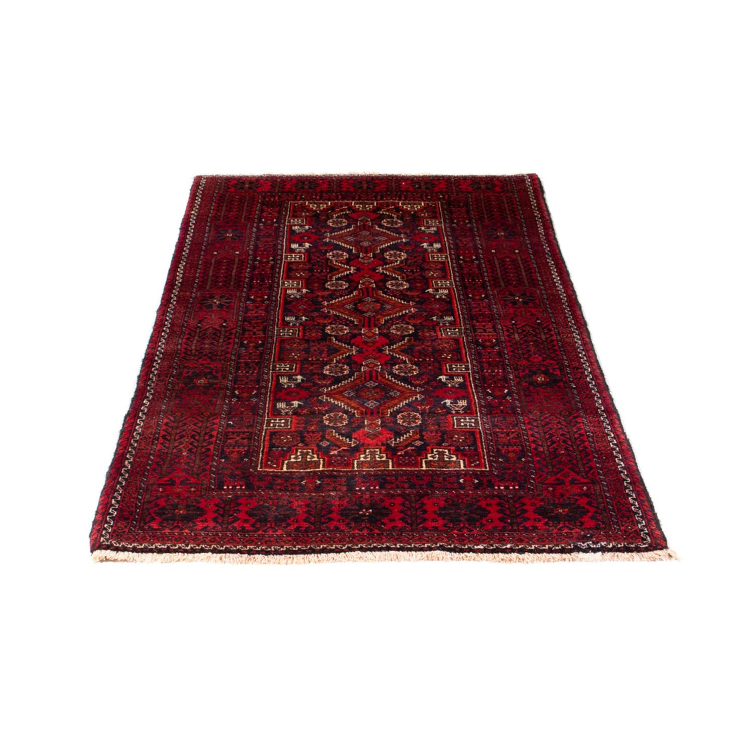 Tapis de couloir Tapis Belutsch - 182 x 96 cm - rouge