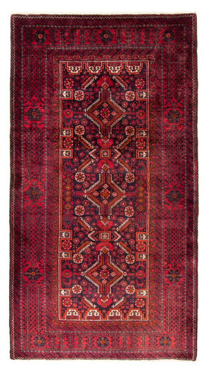 Tapis de couloir Tapis Belutsch - 202 x 110 cm - rouge